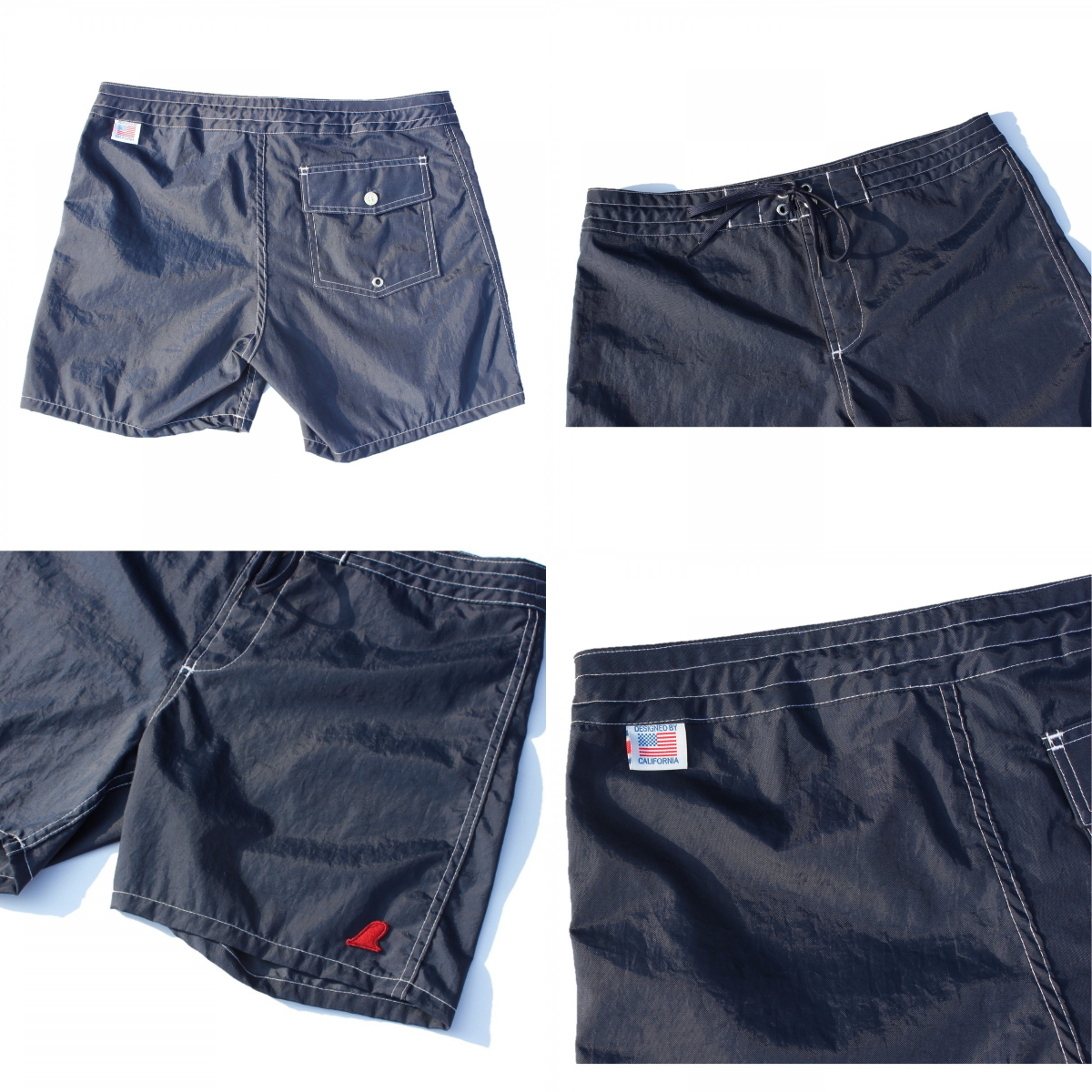 VOLN / RED FIN BOARDSHORTS / BEIGE / NAVY
